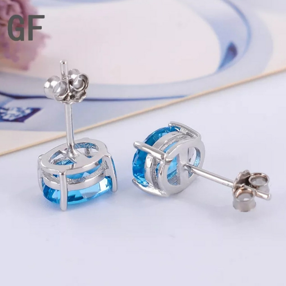 🎀925 - 3ct. London Blue Topaz - Picture 5 of 6